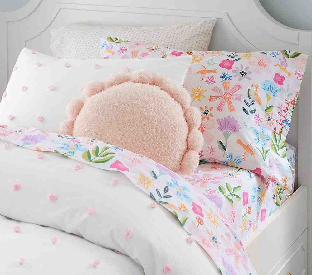Naomi Floral Organic Sheet Set and Pillowcases