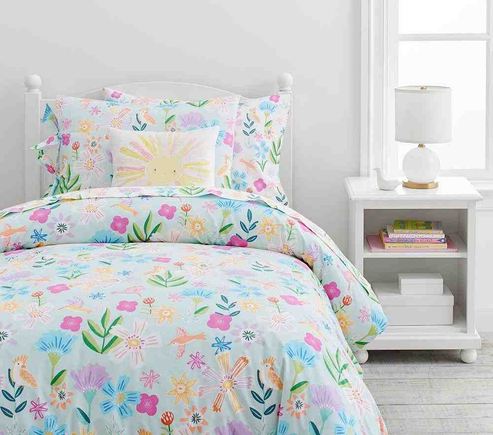 Naomi Floral Organic Sheet Set and Pillowcases
