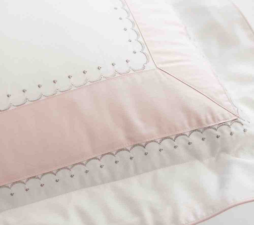Monique Lhuillier Ethereal Pieced Duvet and Standard sham