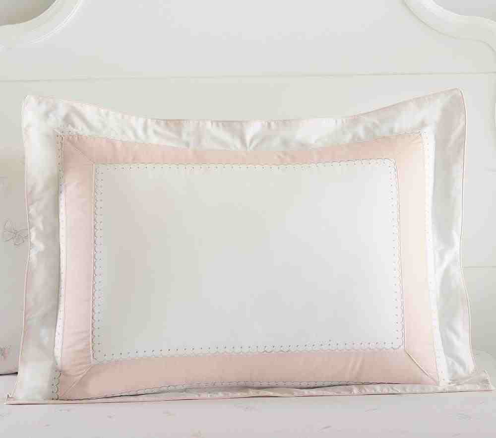 Monique Lhuillier Ethereal Pieced Duvet and Standard sham
