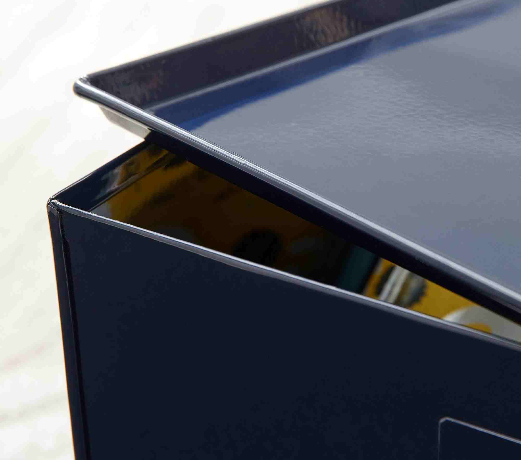 Metal Stacking Storage Bins, Set of 2