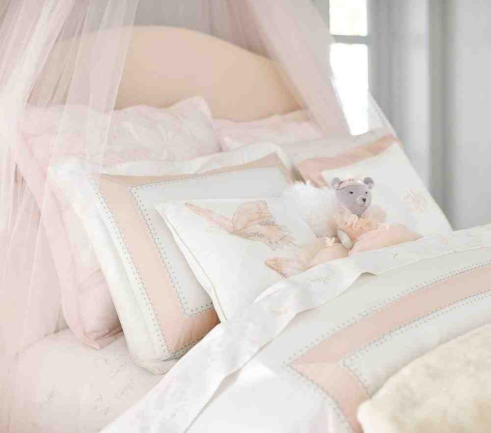 Monique Lhuillier Ethereal Butterfly Sateen Sheet Set & Pillowcases