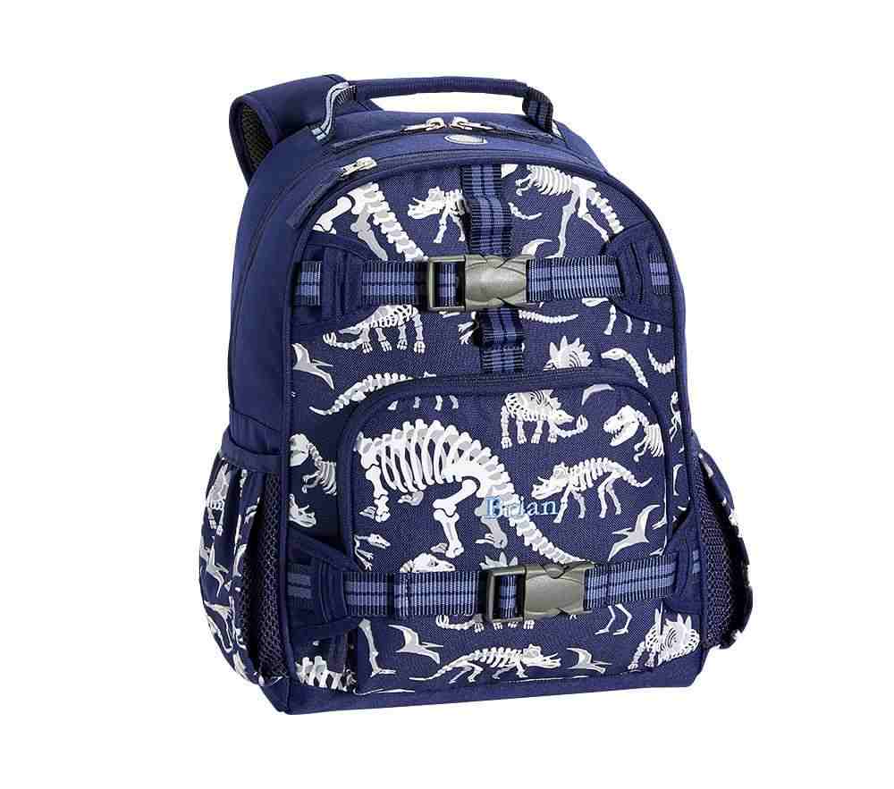 Mackenzie Blue/Gray Glow-in-the-Dark Dinos Backpack