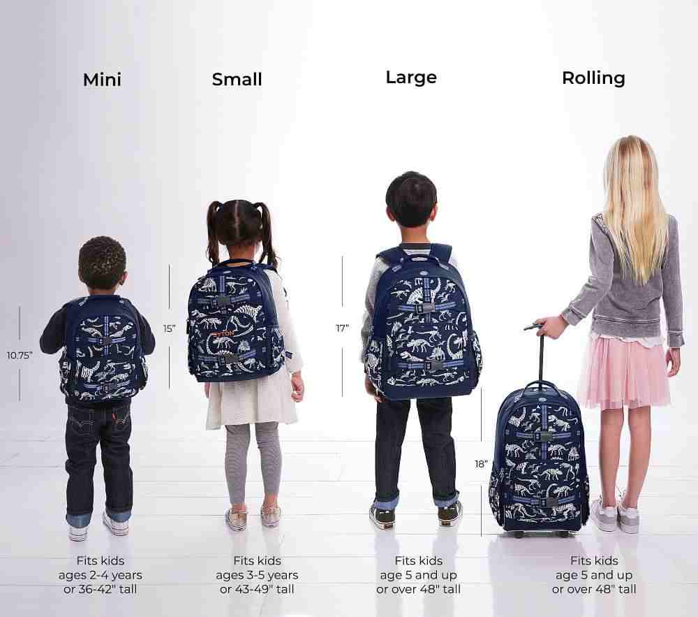 Mackenzie Blue/Gray Glow-in-the-Dark Dinos Backpack