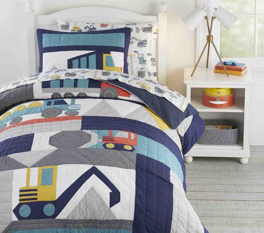 Jax Construction Quilt & Standard Sham