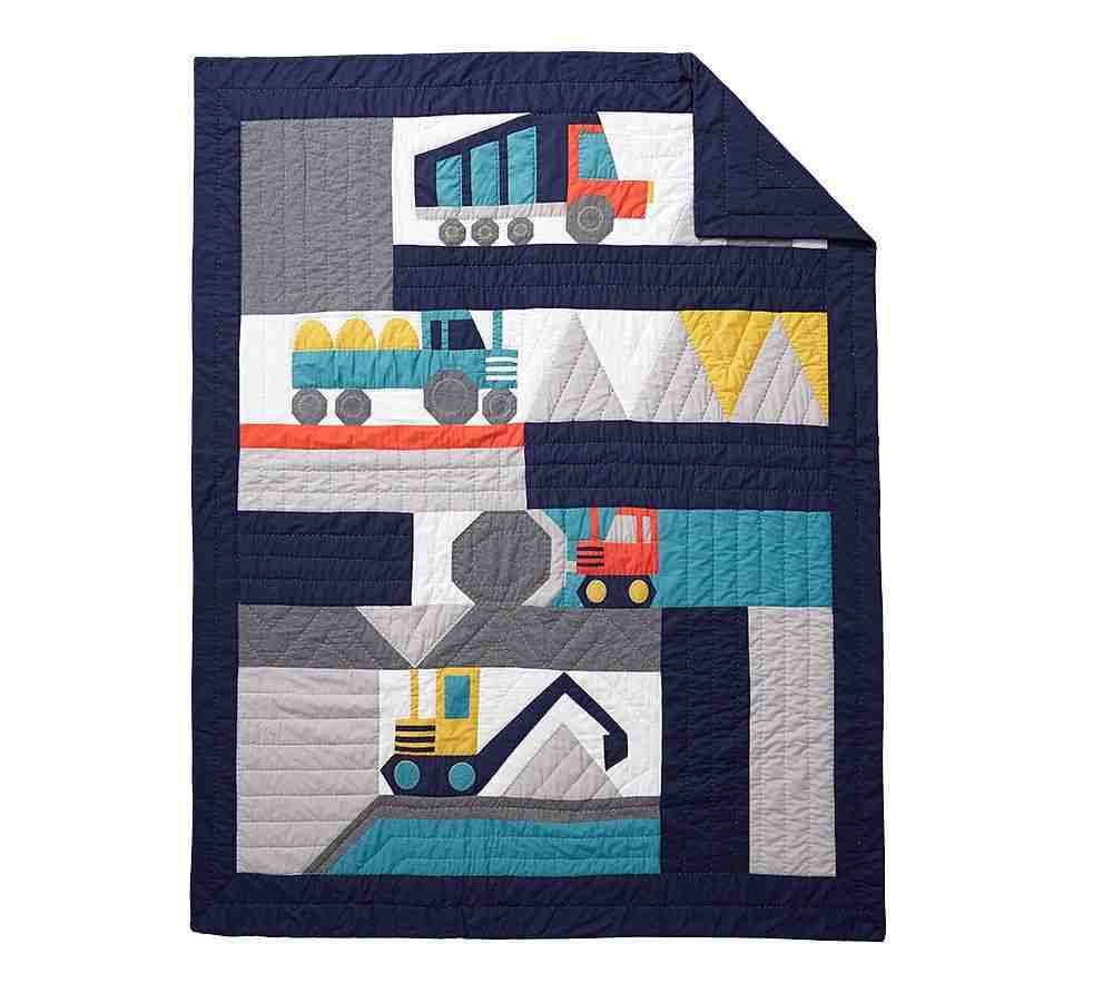 Jax Construction Quilt & Standard Sham