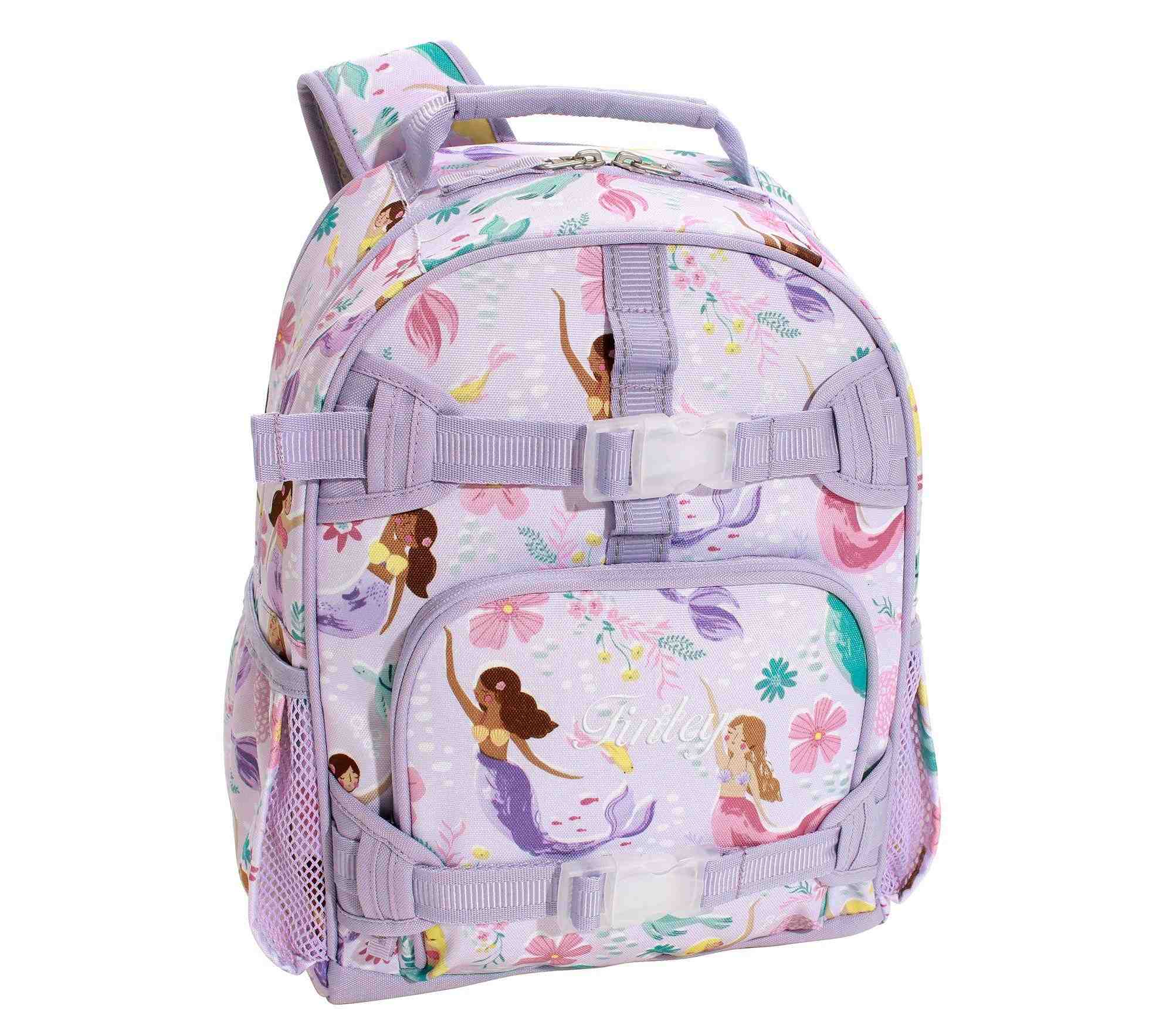 Mackenzie Lavender Floral Blooms Backpacks