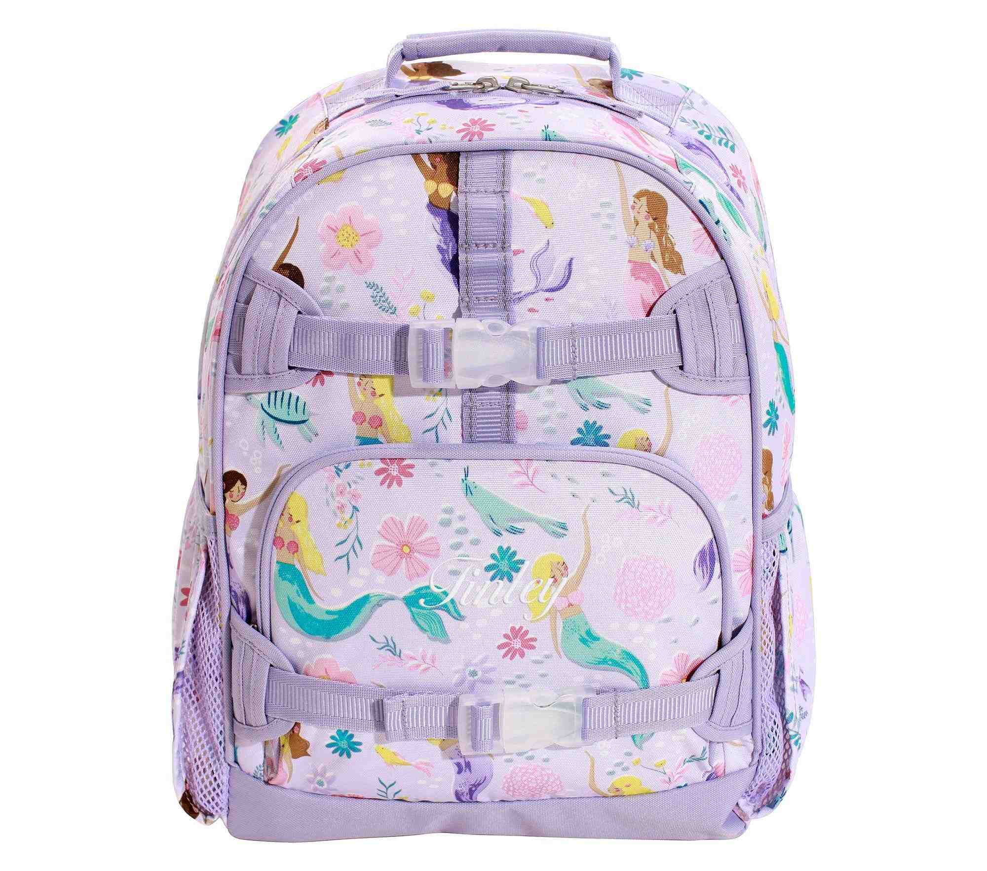 Mackenzie Lavender Floral Blooms Backpacks