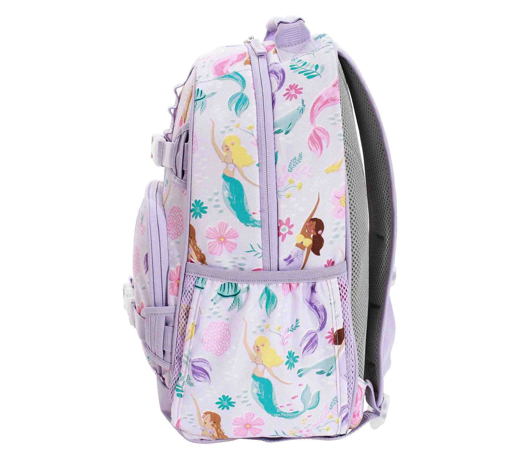 Mackenzie Lavender Floral Blooms Backpacks