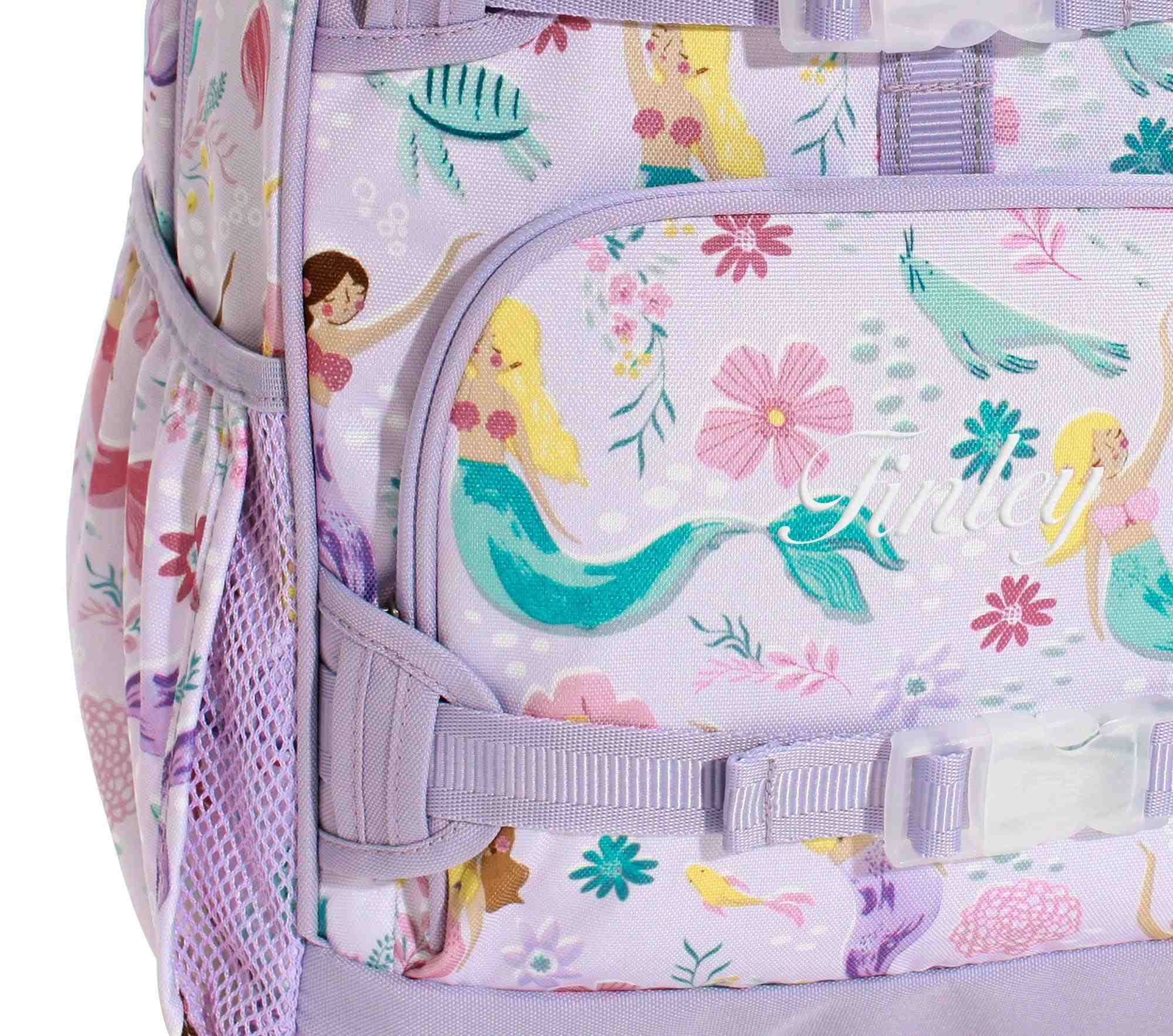 Mackenzie Lavender Floral Blooms Backpacks