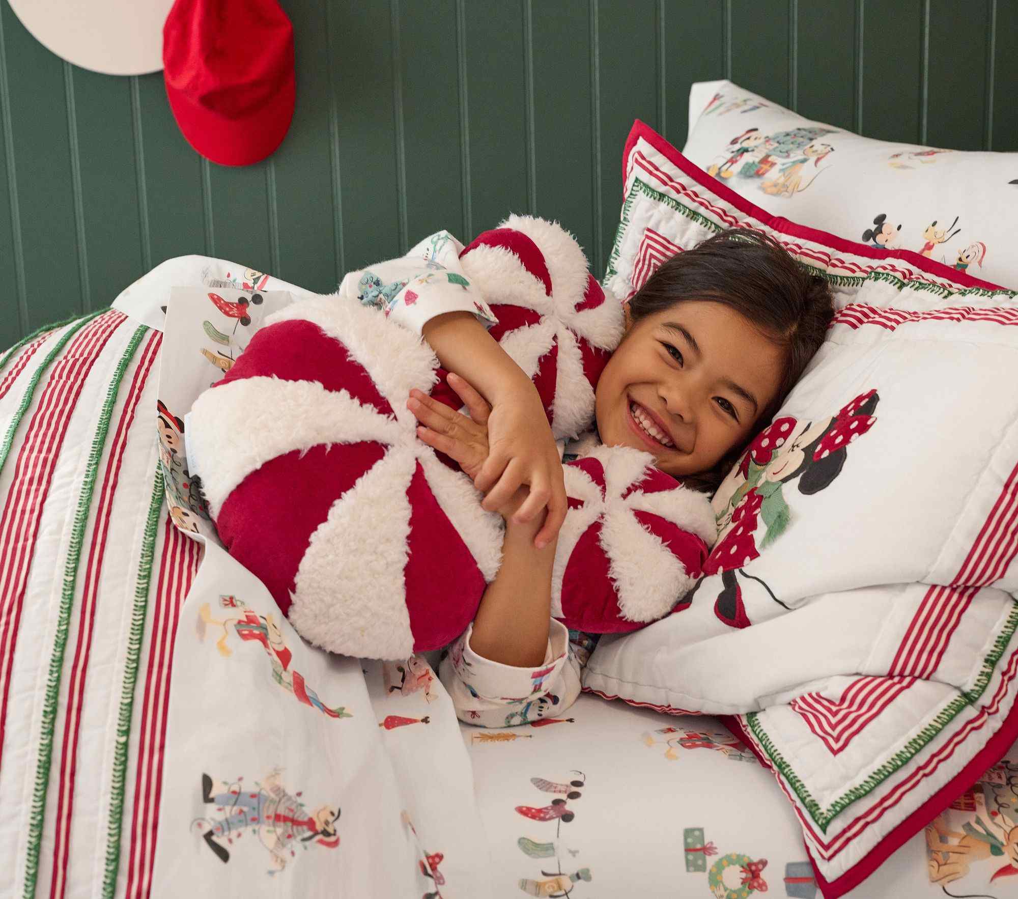 Pottery Barn Kids | Disney Mickey Mouse Peppermint Pillow