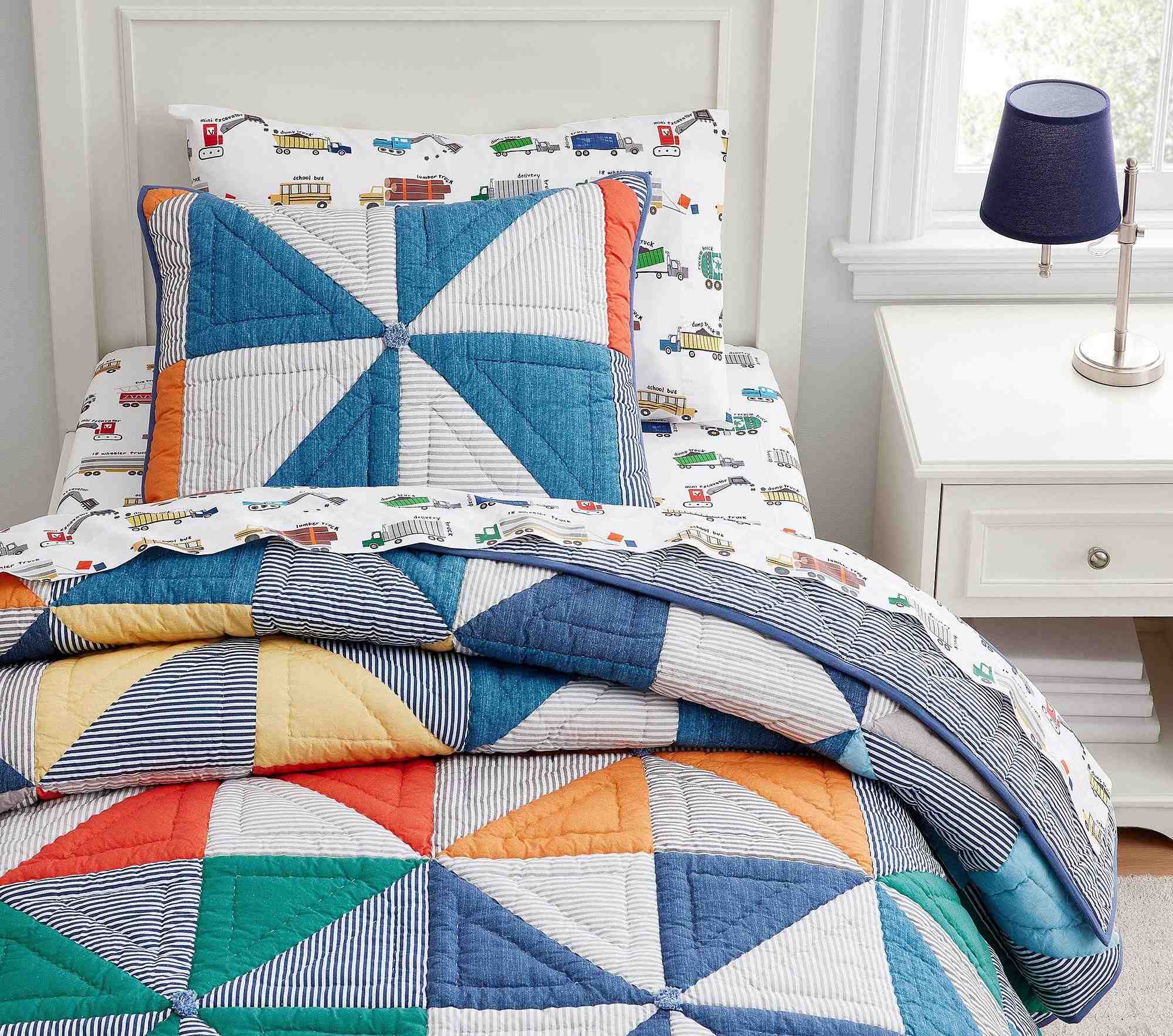 Pottery Barn Kids | Pinwheel Quilt & Shams