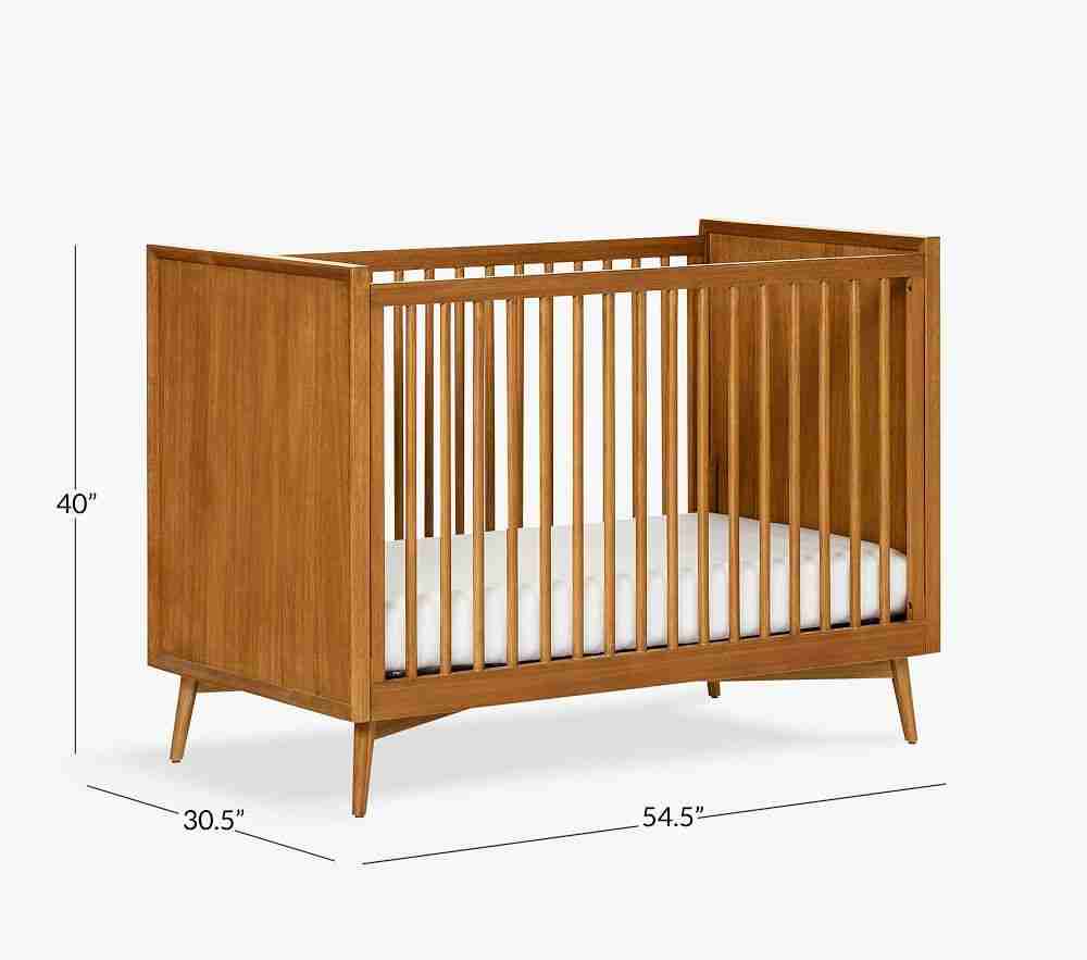 west elm x pbk Mid Century Crib