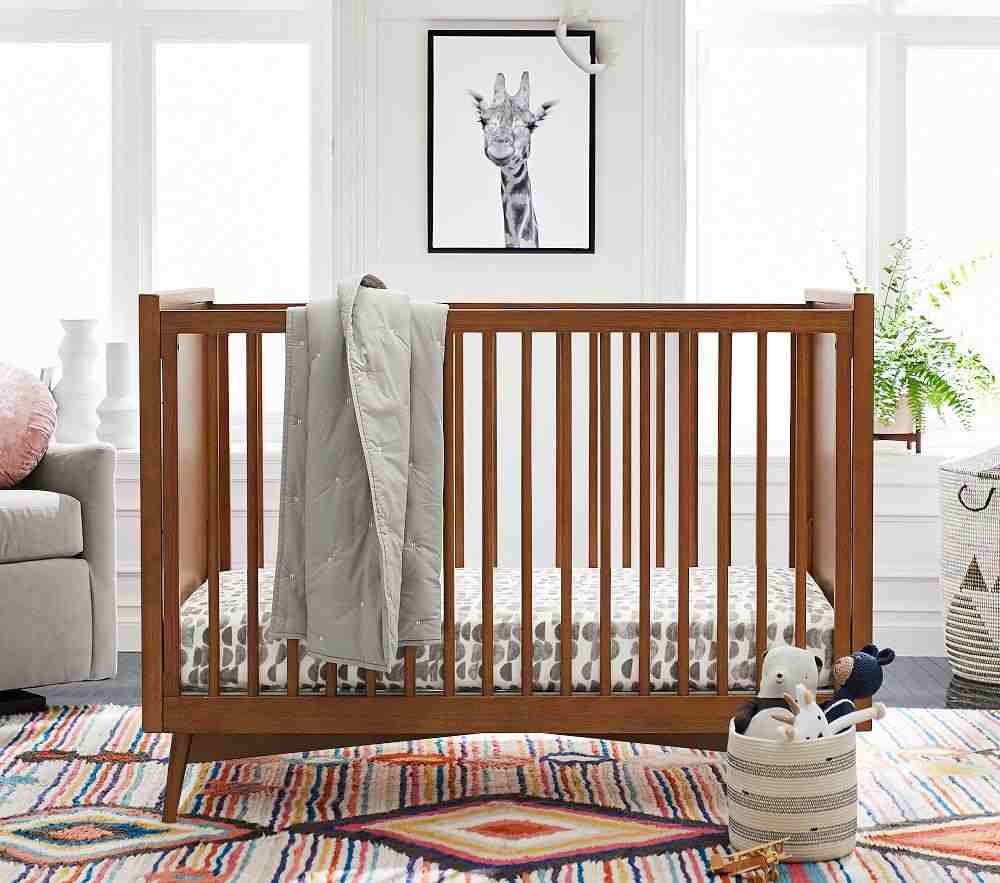 west elm x pbk Mid Century Crib