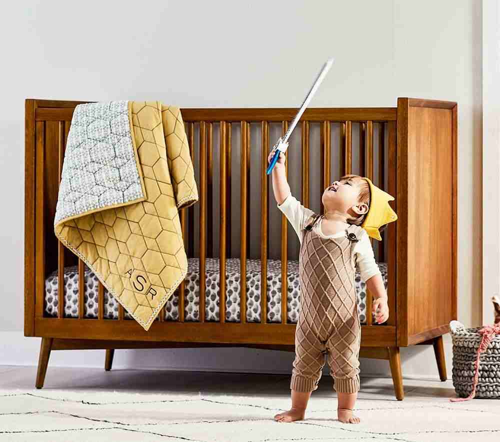 west elm x pbk Mid Century Crib