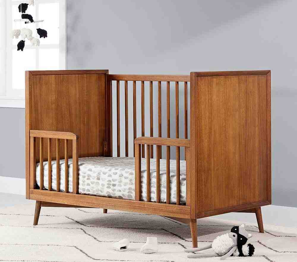 west elm x pbk Mid Century Crib