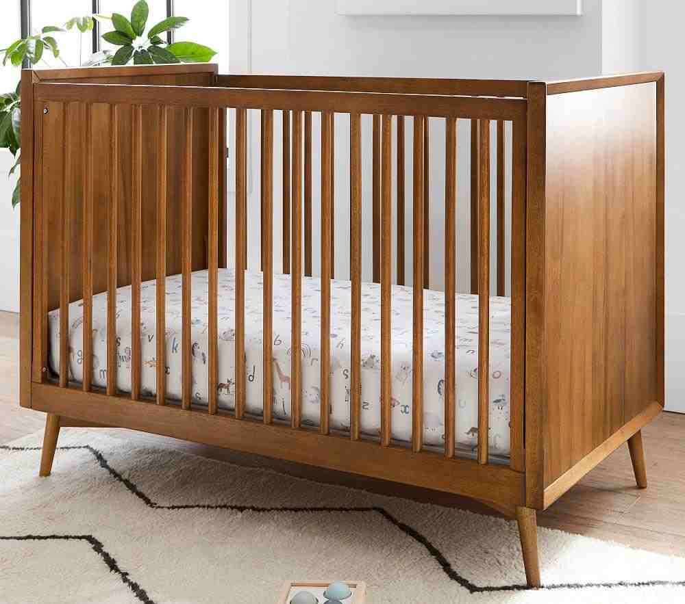 west elm x pbk Mid Century Crib