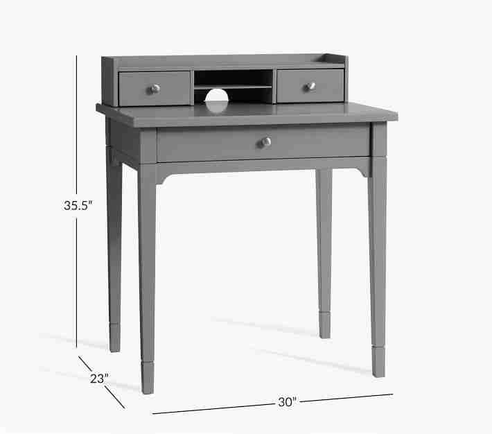 Morgan Simple Desk and Hutch
