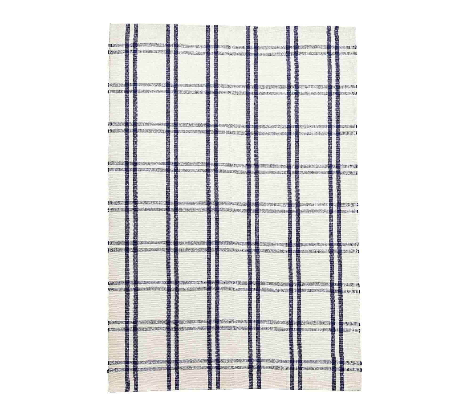 Plaid Woven Rug