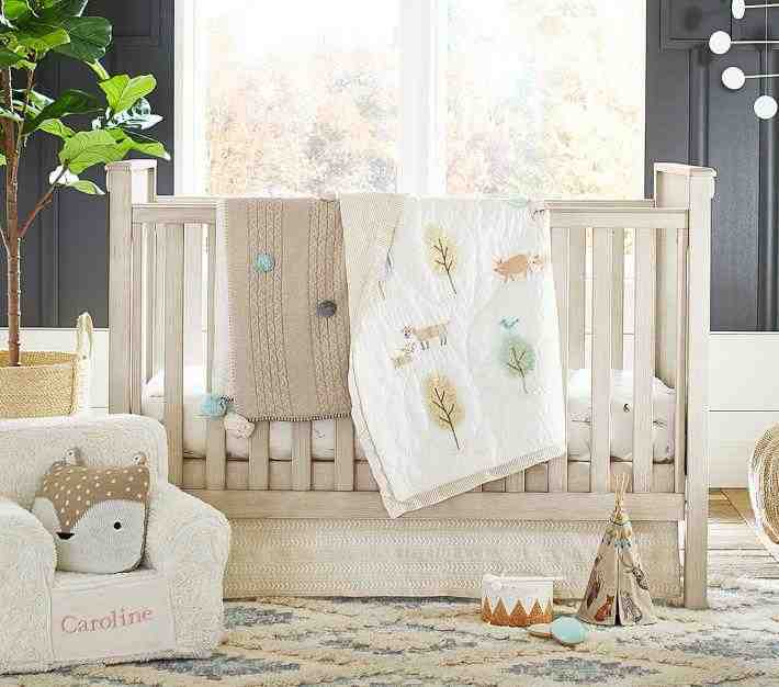 Dakota Woodland Organic Crib Fitted Sheet