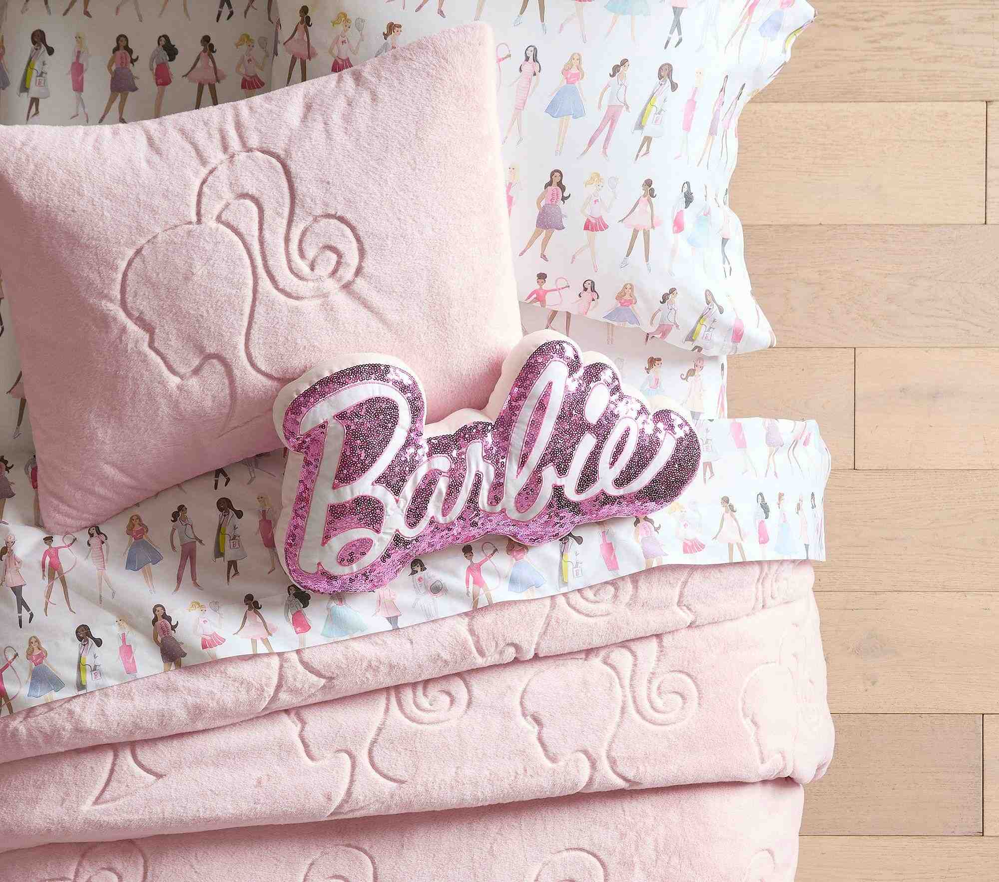 Barbie™ Logo Shaped Pillow