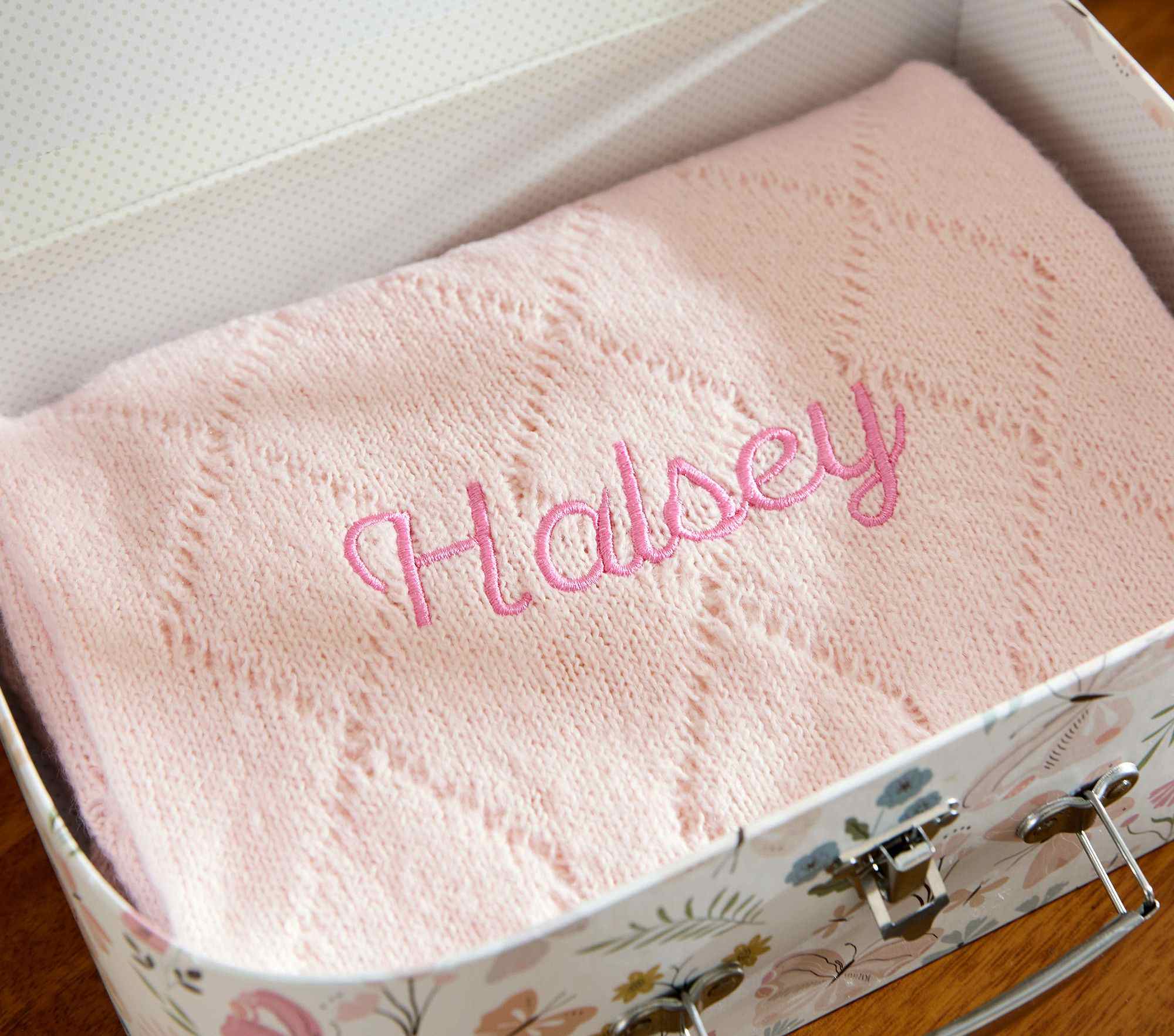 Wildflower Butterfly Baby Blanket & Rattle Gift Set