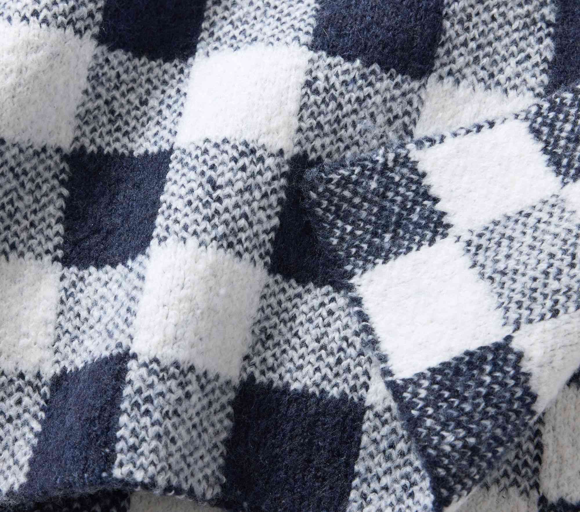Cozy Buffalo Check Baby Blanket