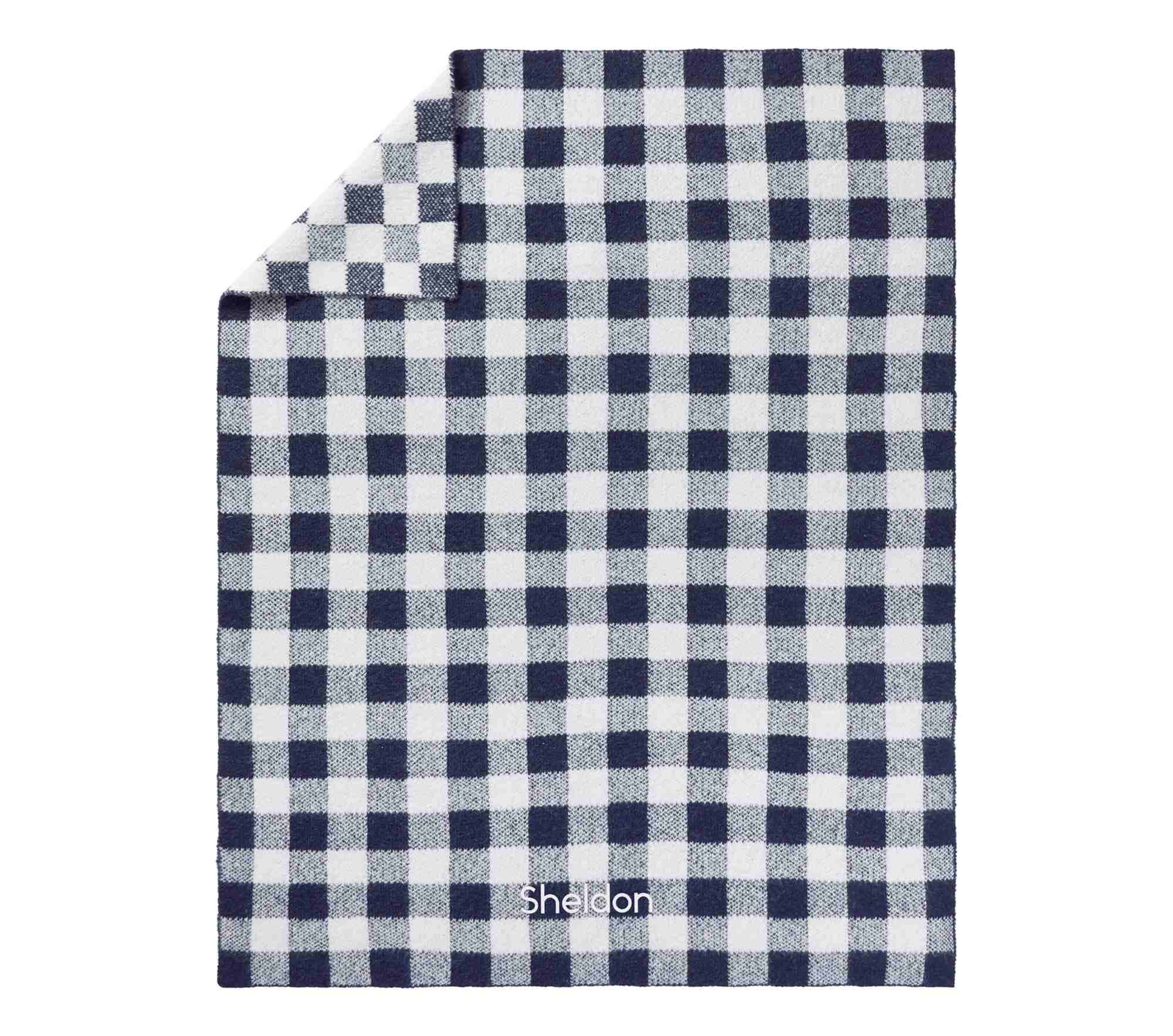 Cozy Buffalo Check Baby Blanket