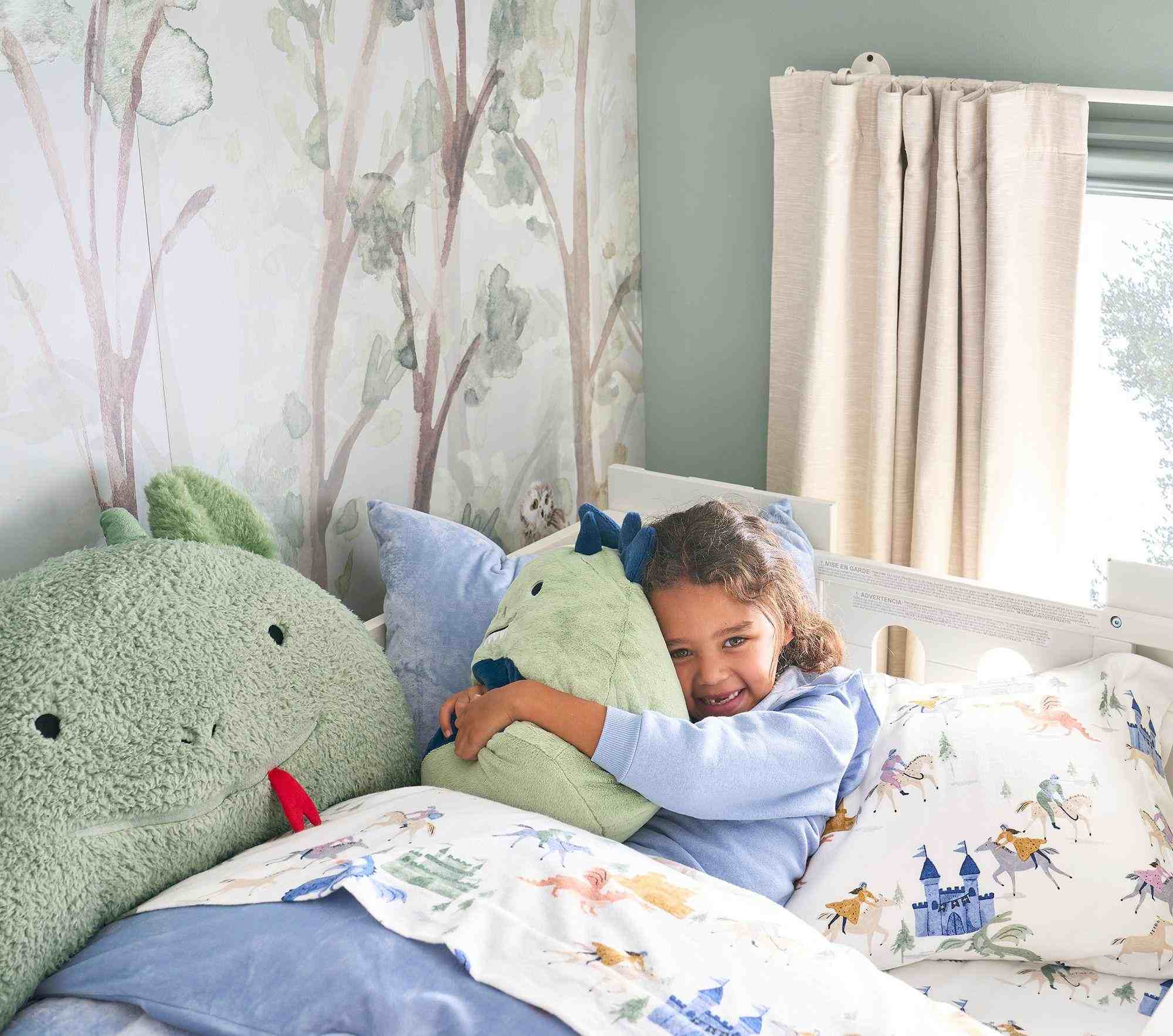 Cozy Dragon Sherpa Critter Pillow