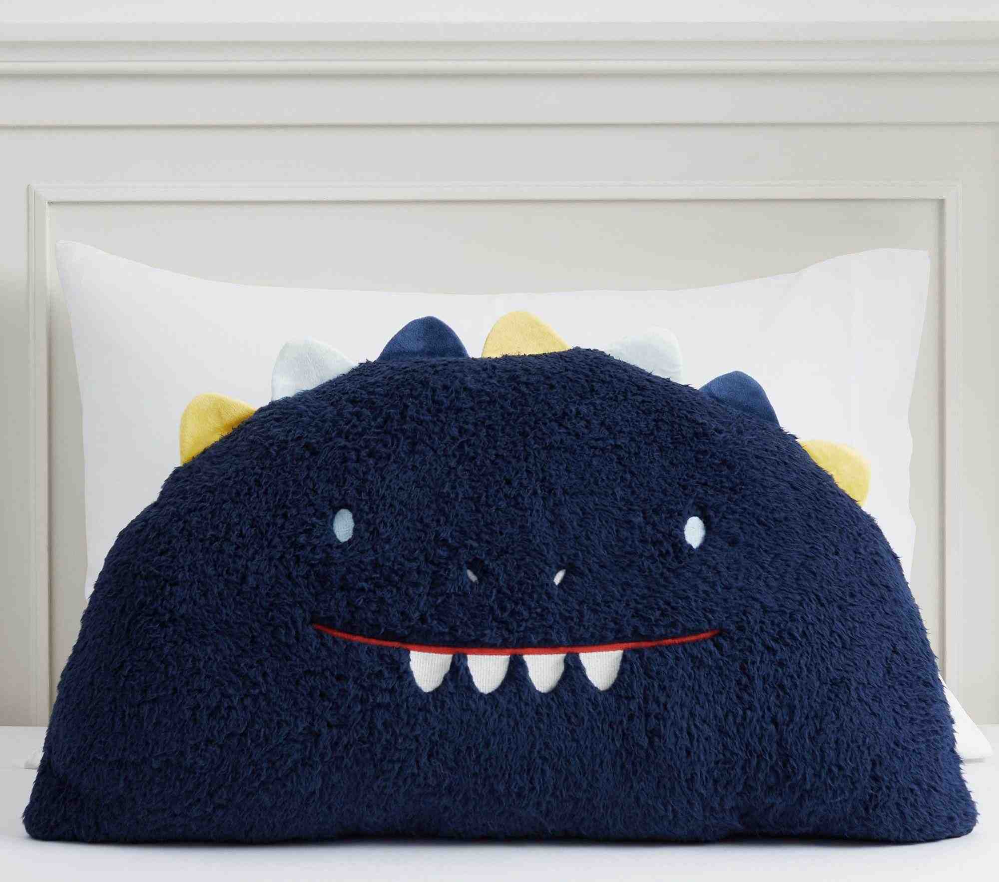 Dino Critter Sherpa Pillow