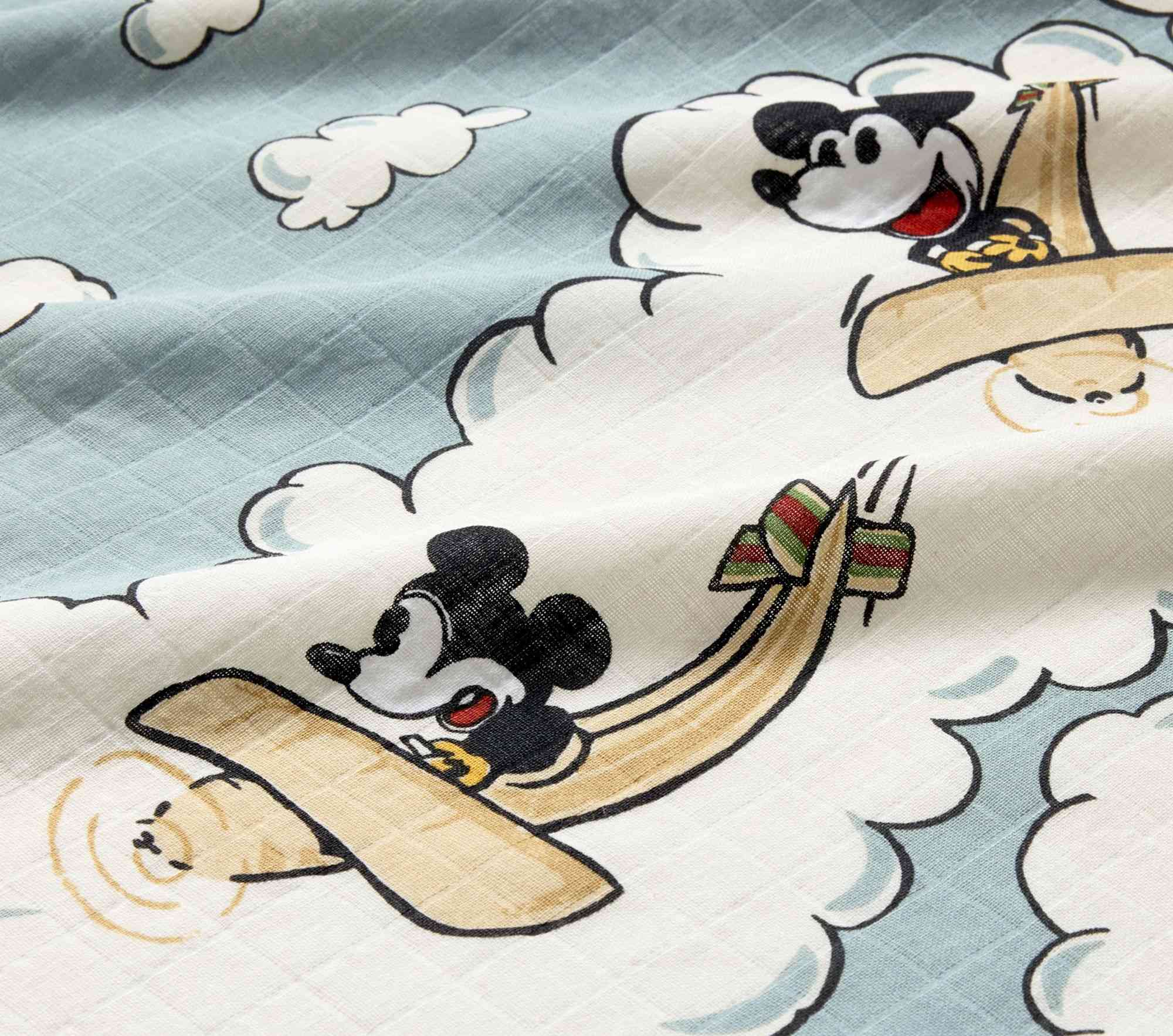 Disney Home x Sanderson Mickey Mouse Organic Swaddle Set
