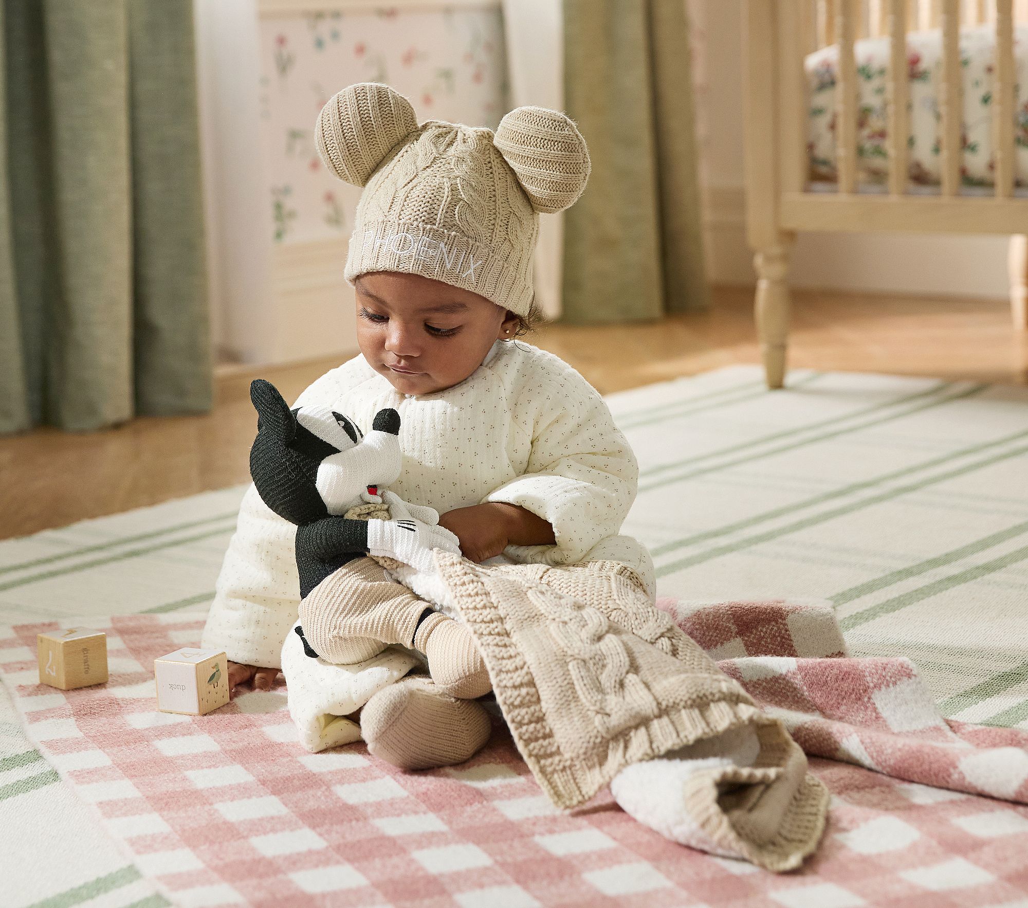 Disney Home x Sanderson Mickey Mouse Sweater Knit Lovey