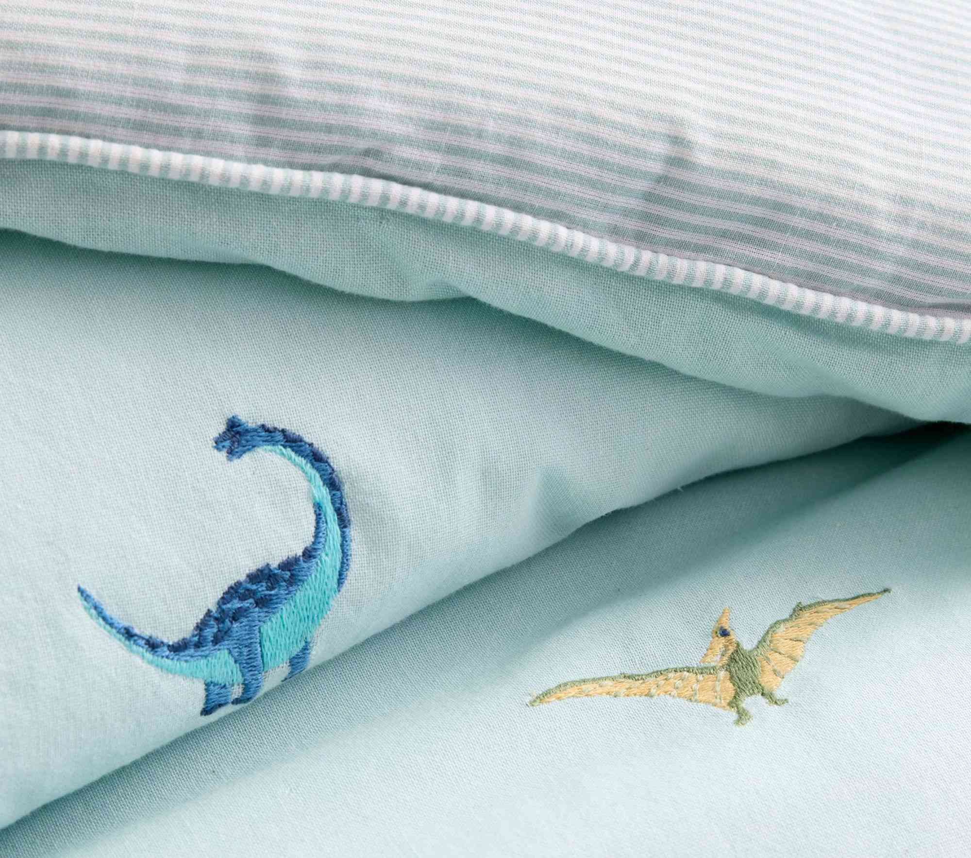 Embroidered Multi Icons Comforter & Shams