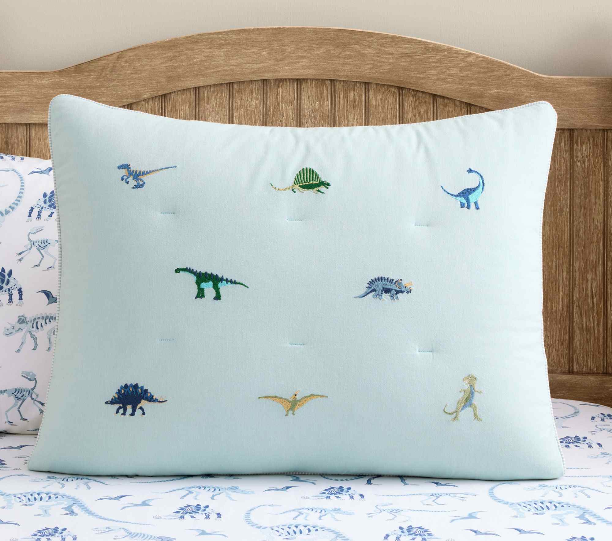 Embroidered Multi Icons Comforter & Shams