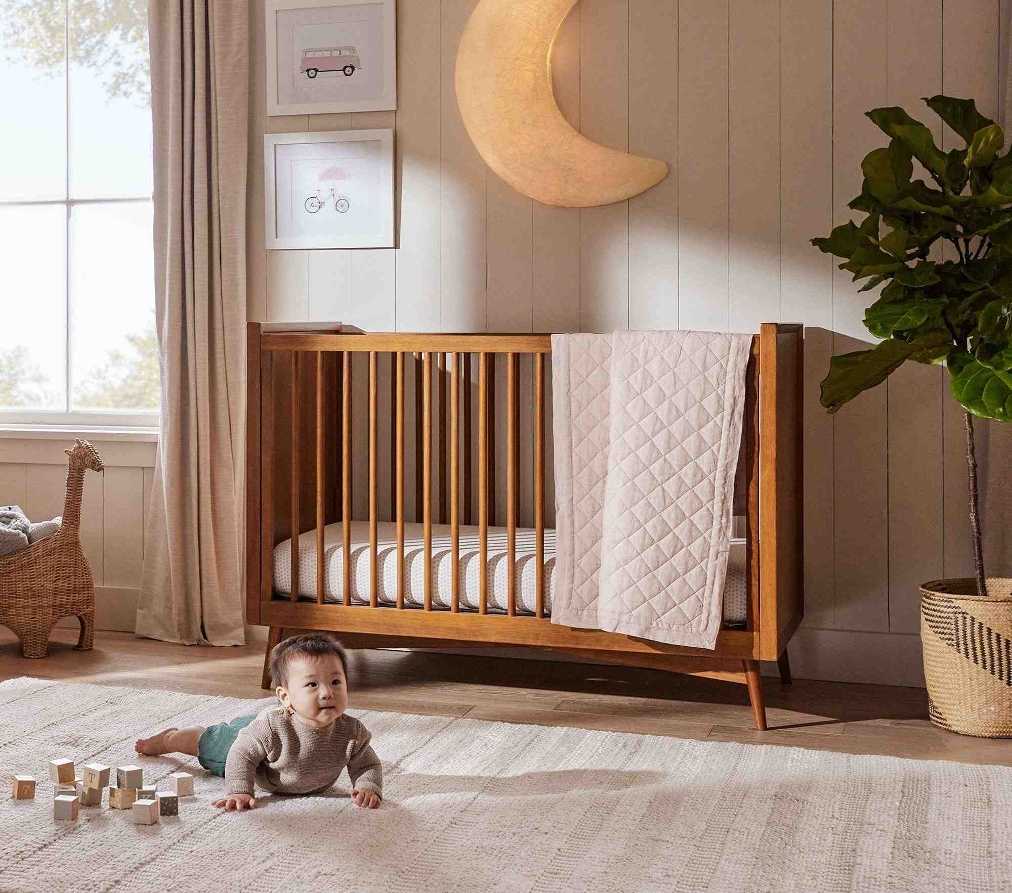 European Linen Baby Quilt