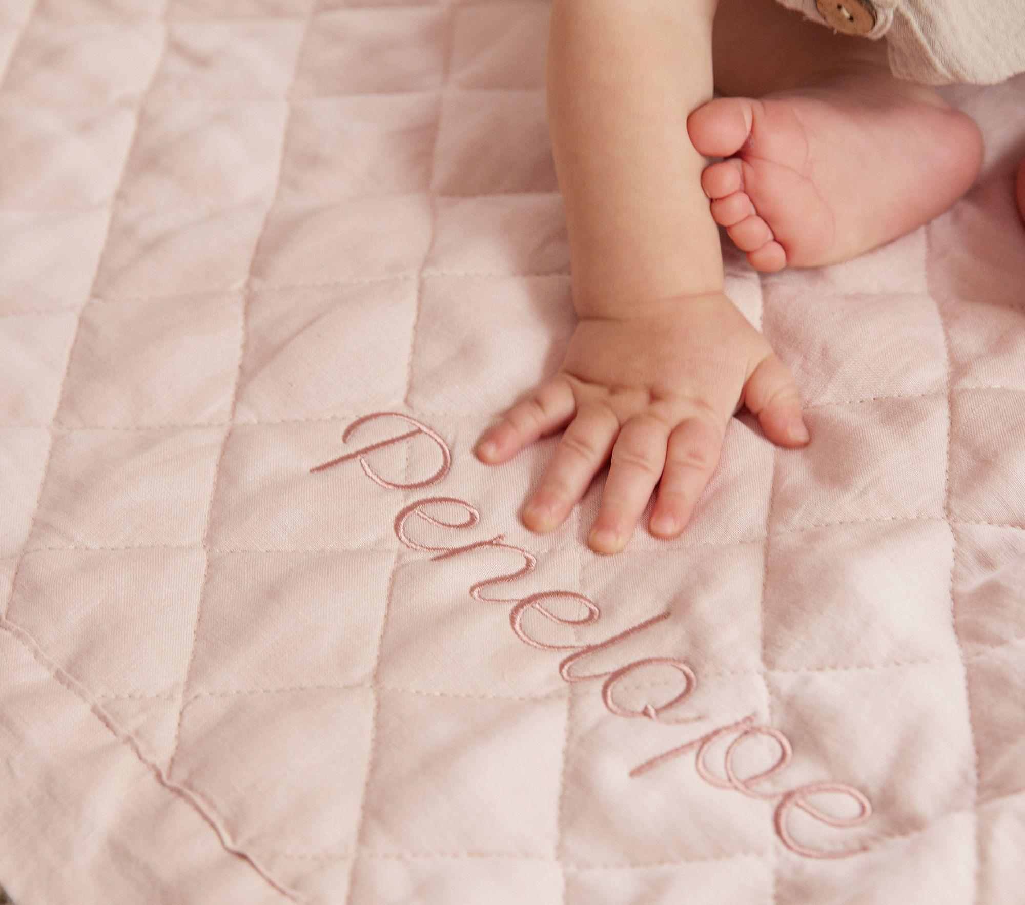 European Linen Baby Quilt