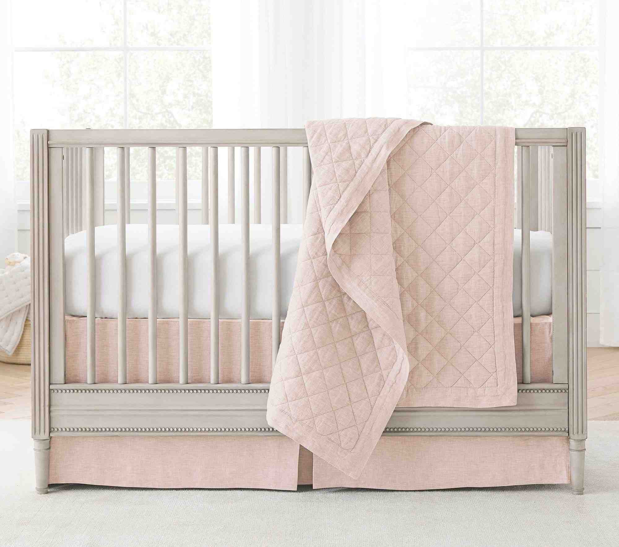 European Linen Baby Quilt