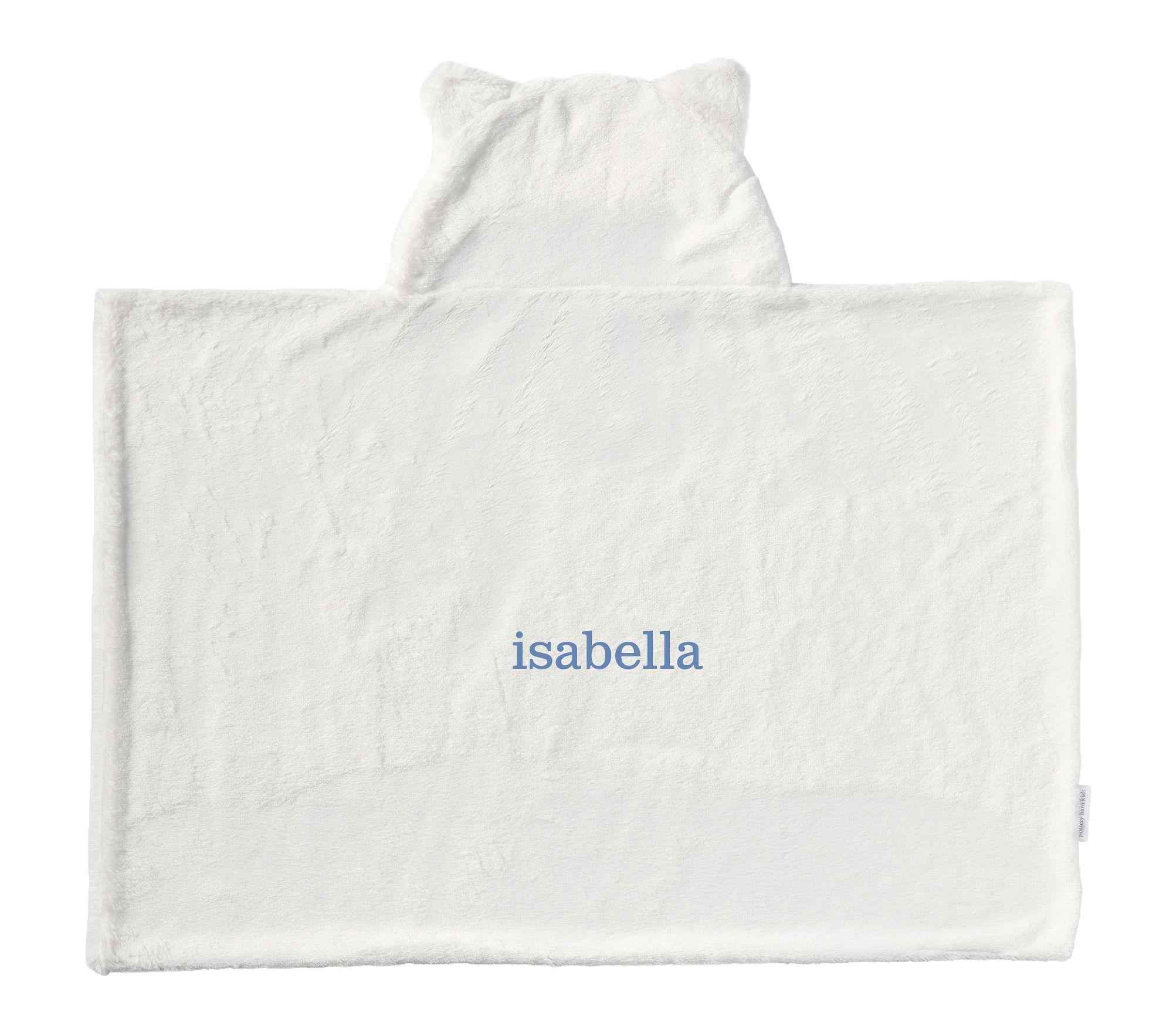 Faux-Fur Kitty Baby Hooded Towel