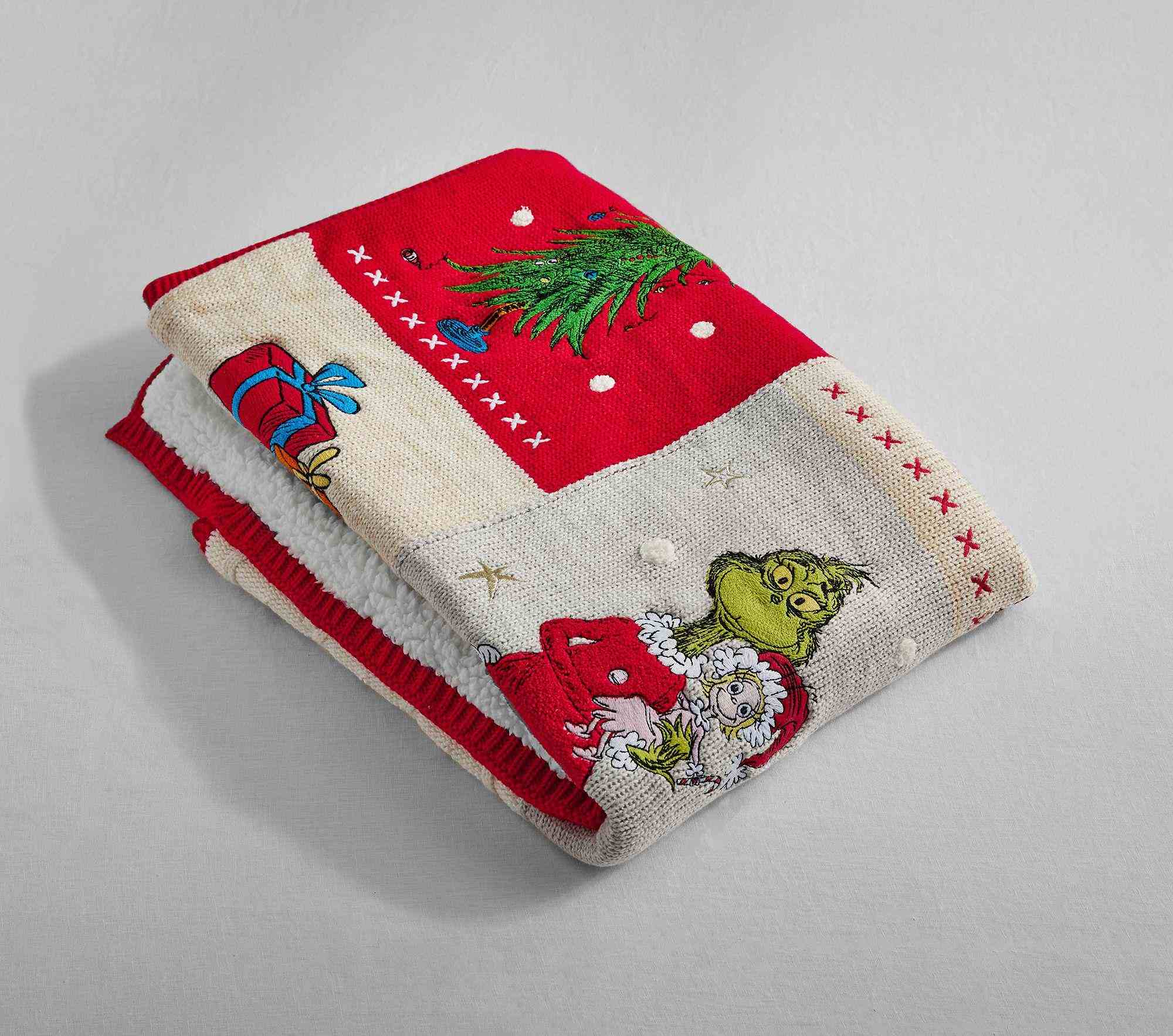 Dr. Seuss's The Grinch™ Heirloom Patchwork Kid Throw Blanket