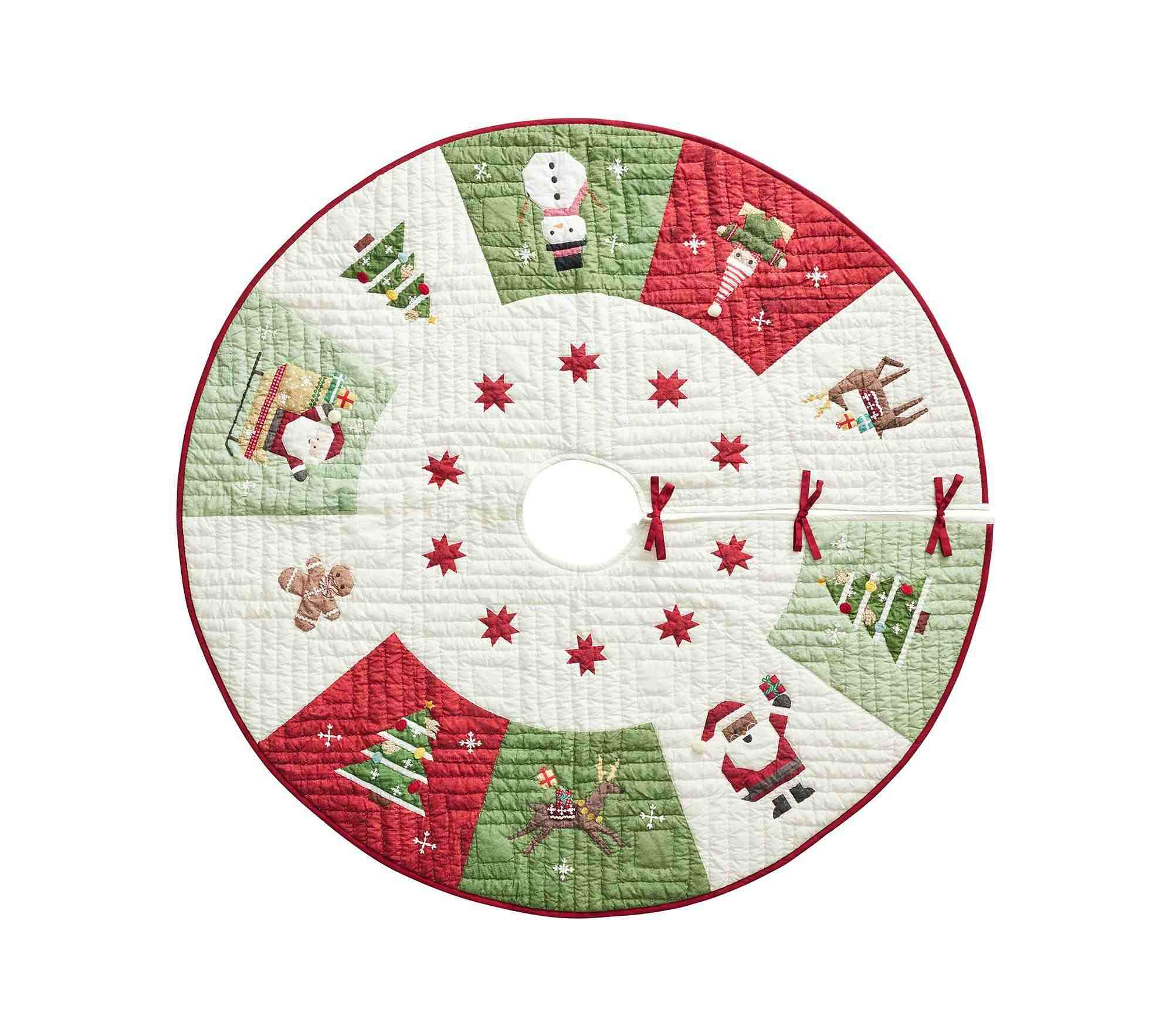 Heirloom Quilted Tree Skirt