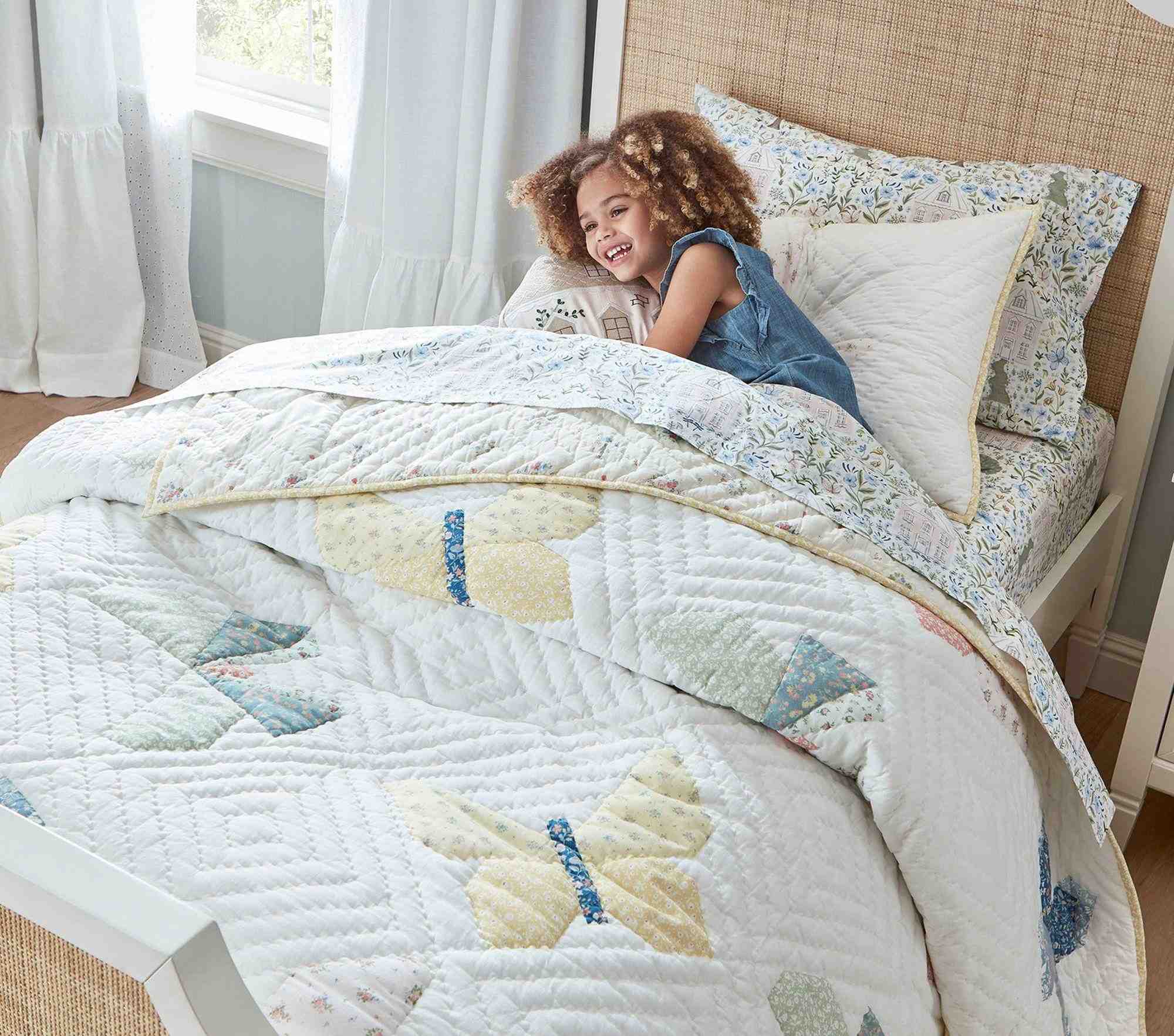 Heritage Butterfly Quilt & Shams