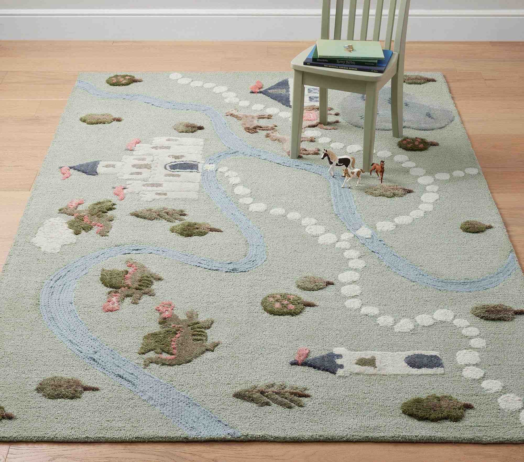 Knights Play Rug
