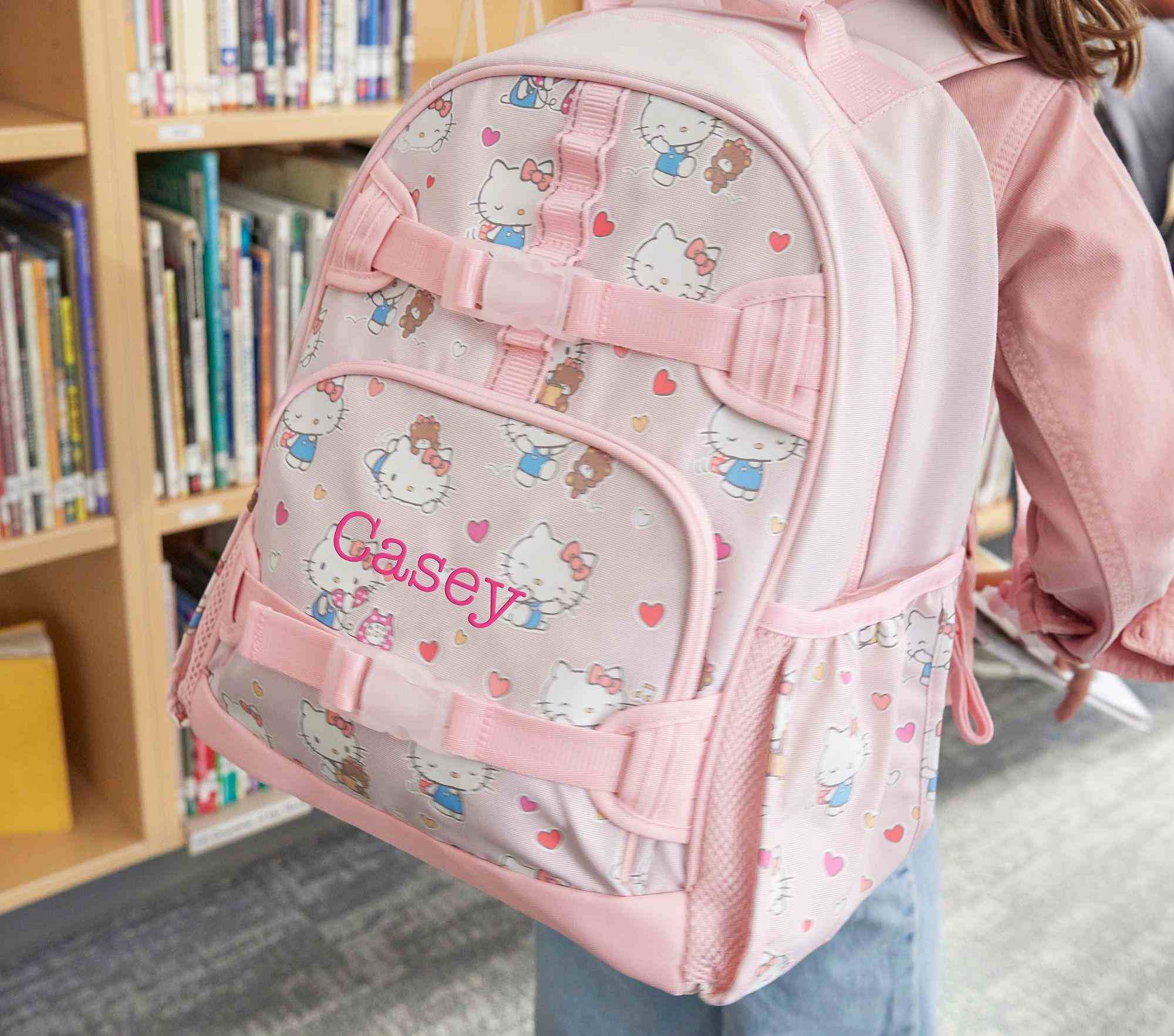 Mackenzie Hello Kitty® Hearts Glow-in-the-Dark Backpacks