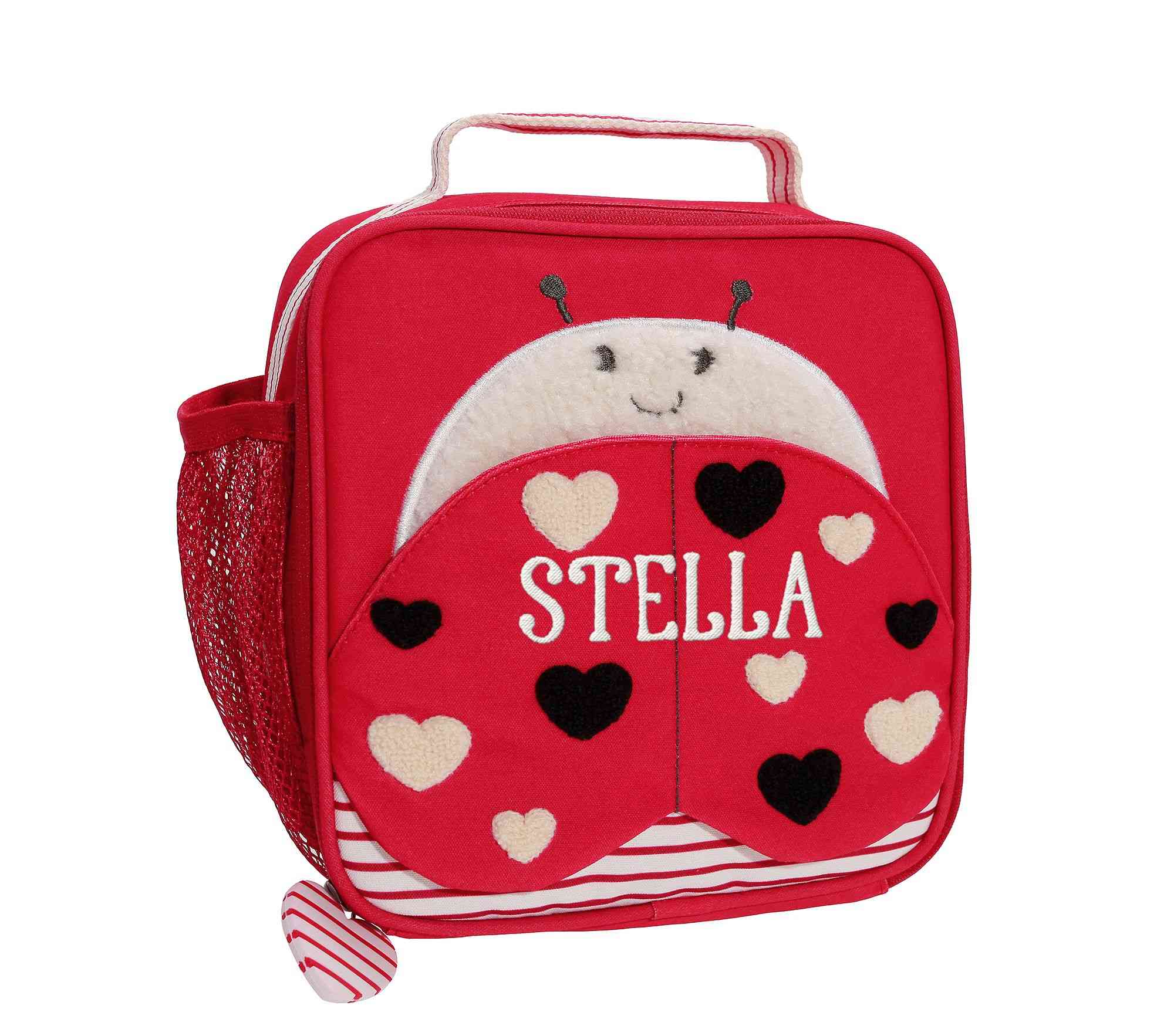 Mackenzie Red Ladybug Critter Lunch Box