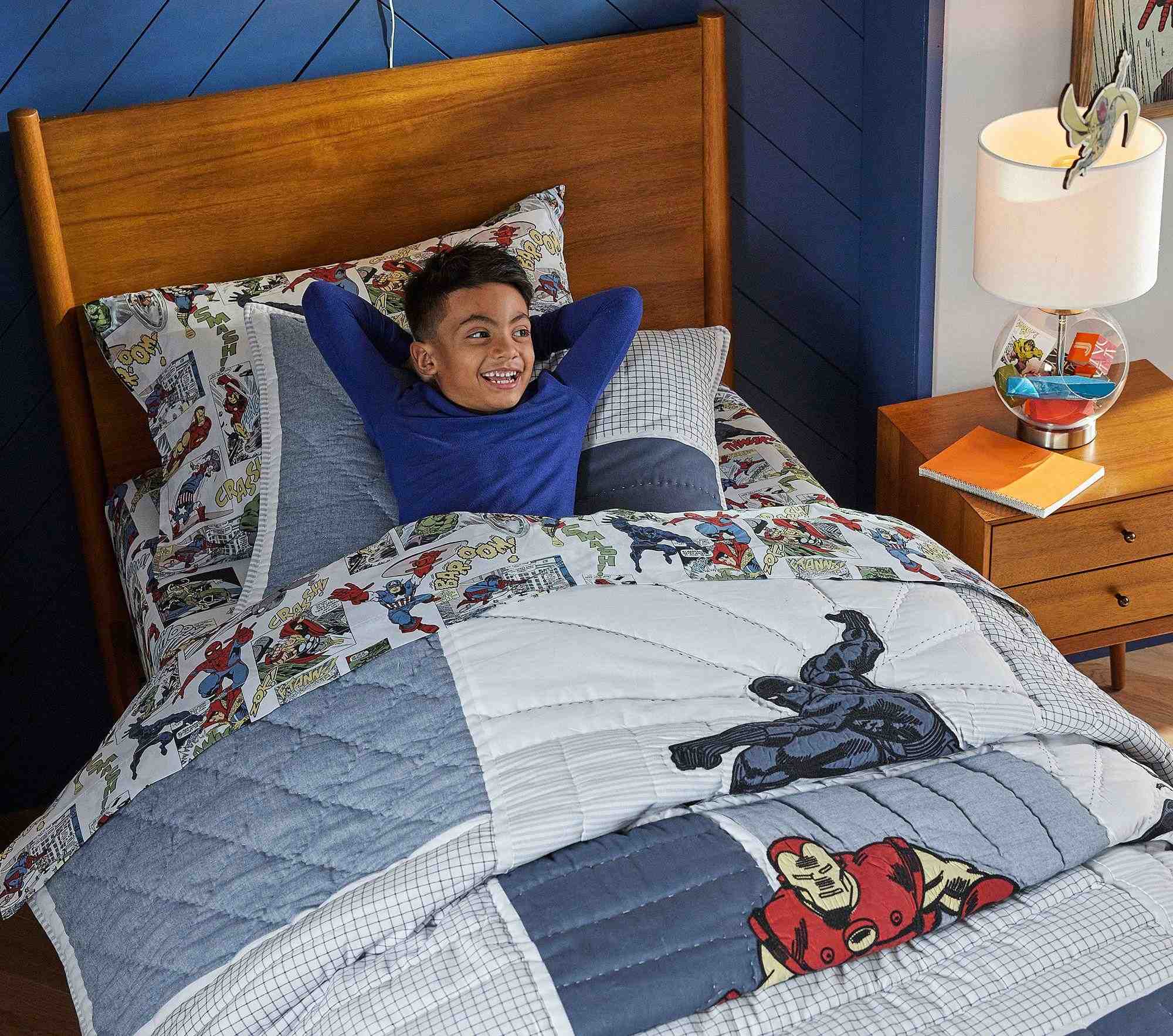 Marvel Heritage Quilt & Shams