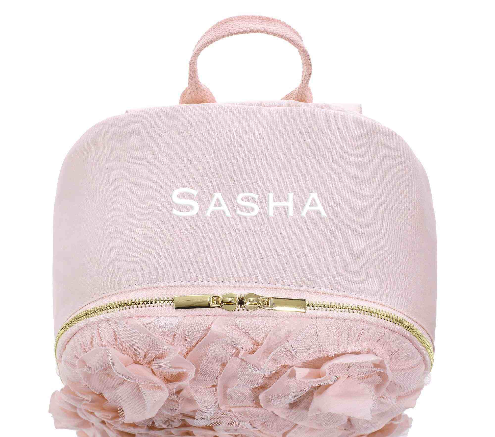 Monique Lhuillier Blush Rosette Backpacks