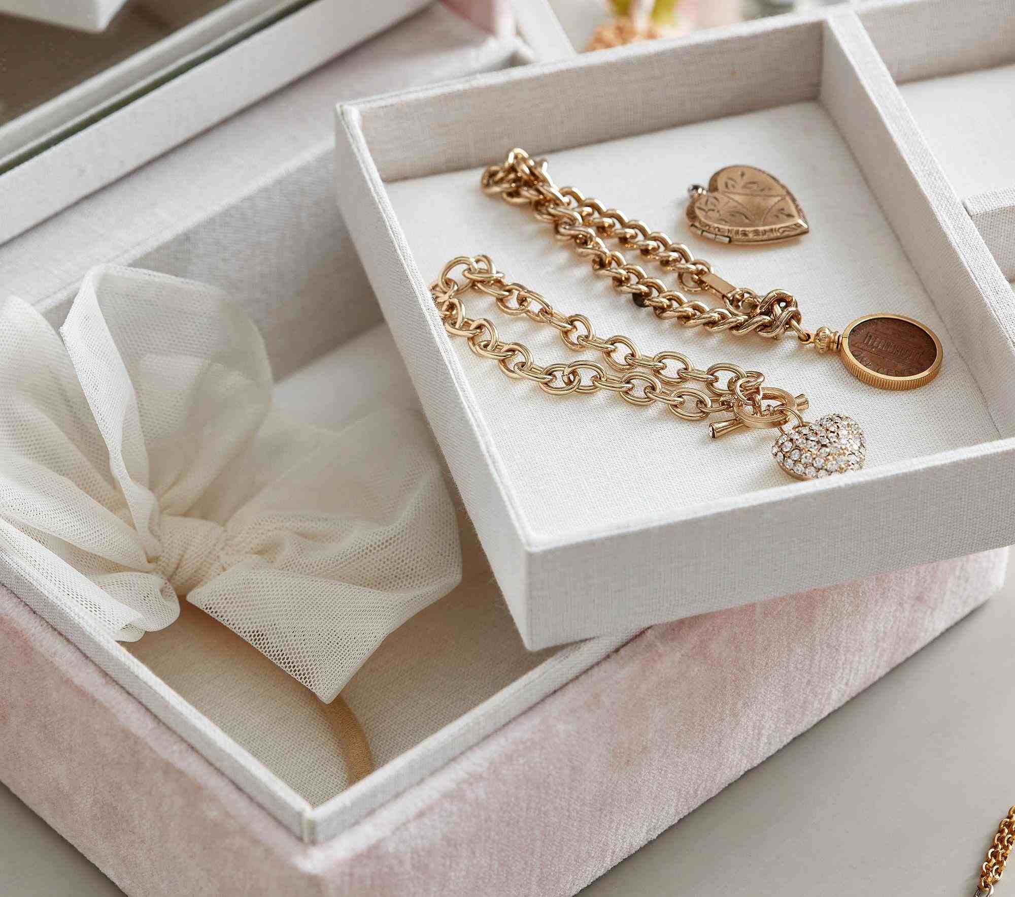 Monique Lhuillier Rosette Jewelry Box