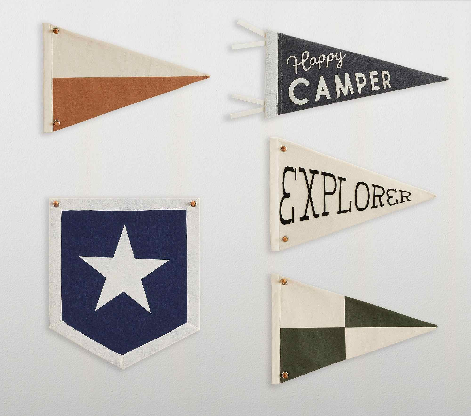 Pennant Flag Set, Set of 5