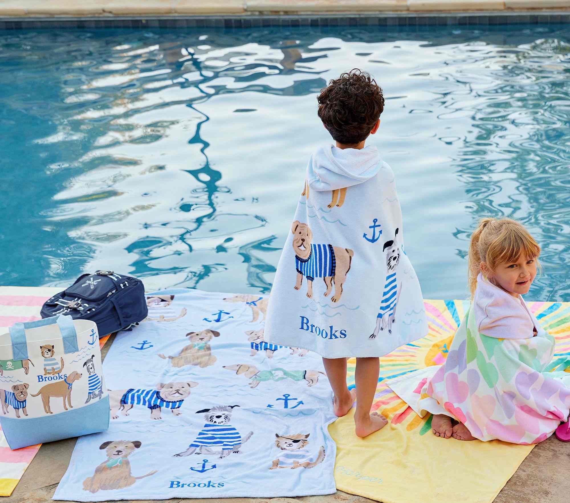Salty Dog Kid Beach Towel