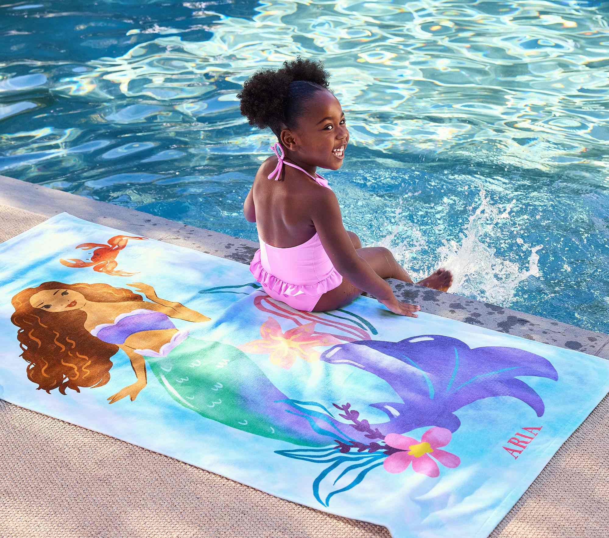 Disney The Little Mermaid Kid Beach Towel
